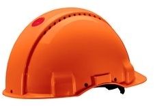7000039720 3M™ Каска защитная G3000NUV-OR c вентиляцией, с храповиком, цвет оранжевый
