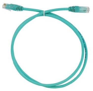 3M 7000033679 Коммутационный шнур медный кат 6, неэкранированный, RJ45-RJ-45,бирюзовый, 0,5m, U/UTP, LSZH