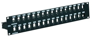 3M 7100053856 Коммутационная панель 1U на 32 порта RJ45 (пустая)