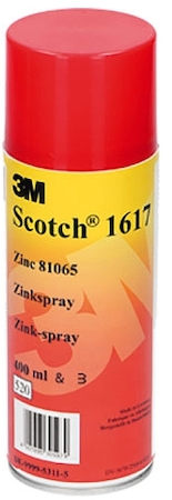 3M 7000006680 Scotch 1617 цинковый аэрозоль для защиты металлоконструкций от коррозии