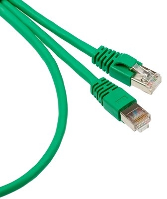 3M 7100014643 VOL6ASFLL3GR Коммутационный шнур кат. 6а S/FTP RJ45-RJ45, зеленый, LSOH,3м