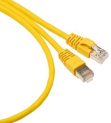 3M 7100015187 VOL6ASFLL3Y Коммутационный шнур кат. 6а S/FTP RJ45-RJ45, желтый, LSOH,3м