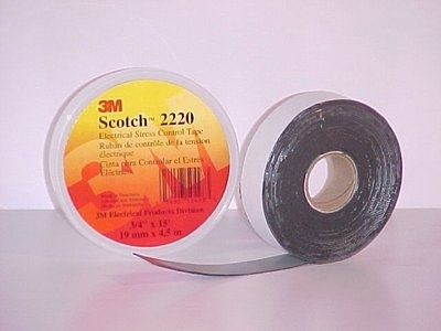 3M 7000089981 Scotch 2220, Электротехническая лента-регулятор электрического поля,19ммх 2м