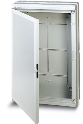 ABB 12778 EUROPA IP65 бокс настенный 380х570х140мм ШхВхГ непрозр.дверь серый
