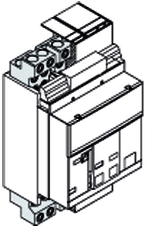 ABB 1SDA073999R1 Комплект силовых выводов стационарного выключателя FC CuAl 4x240 на нижние выводы E1.2 F 3шт (устанавливаются на заводе)