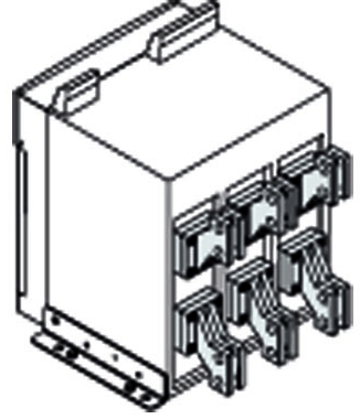 ABB 1SDA074057R1 Комплект силовых выводов стационарного выключателя SVR на верхние выводы E2.2 Iu=2000 3шт (устанавливаются на заводе)