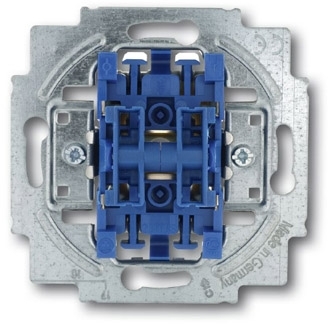 ABB 1012-0-1135 Механизм 2-клавишного выключателя с лампой подсветки, 10А 250В