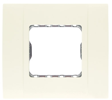 ABB 2771.3 BA Рамка 1-постовая, 1-модульная, с монтажными лапками, серия (Re)stylo, цвет альпийский белый