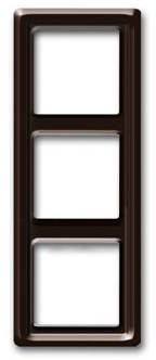ABB 1730-0-0279 Рамка 3-постовая, серия Allwetter 44, цвет коричневый