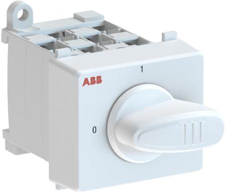 ABB 1SCA126432R1001 OC25 Cam switch, Ith=25A, ON-OFF, 1-contacts, DIN-rail and screw base mounting, Grey Modular handle