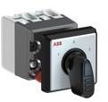 ABB 1SCA126487R1001 OC10 Cam switch, Ith=10A, Change-Over, 2-contacts, Snap-on door mounting, Black Basic handle