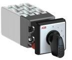 ABB 1SCA126565R1001 OC10 Cam switch, Ith=10A, Multi-Step, 6-contacts, Snap-on door mounting, Black Basic handle