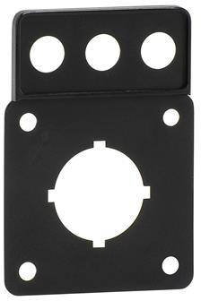 ABB 1SCA022555R5020 Additional lettering plate. Without engraving, black engraving from front side
