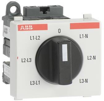 ABB 1SCA022549R9100 Cam switch. Voltmeter switches. Modular, DIN-rail mounted