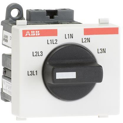 ABB 1SCA022549R9010 Cam switch. Voltmeter switches. Modular, DIN-rail mounted