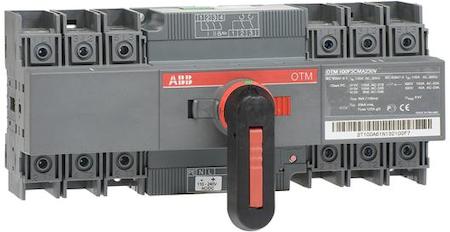 ABB 1SCA120071R1001 Change-over switch, motor operation, I-O-II -operation, open transition