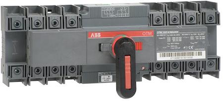 ABB 1SCA120098R1001 Change-over switch, motor operation, I-O-II -operation, open transition