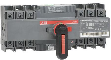 ABB 1SCA124057R1001 Change-over switch, motor operation, I-O-II -operation, open transition