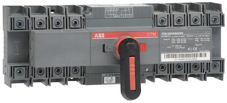 ABB 1SCA120097R1001 Change-over switch, motor operation, I-O-II -operation, open transition