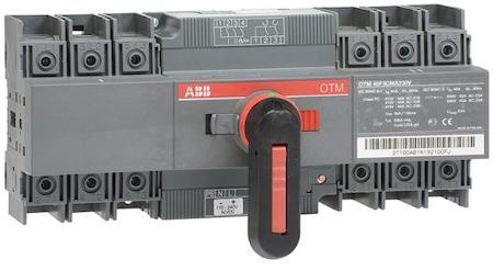 ABB 1SCA120096R1001 Change-over switch, motor operation, I-O-II -operation, open transition