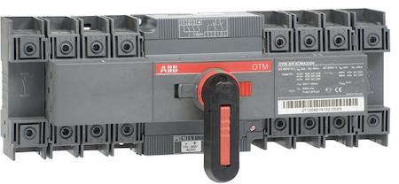 ABB 1SCA120102R1001 Change-over switch, motor operation, I-O-II -operation, open transition
