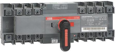 ABB 1SCA120101R1001 Change-over switch, motor operation, I-O-II -operation, open transition