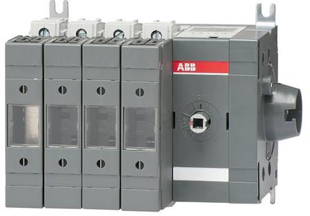 ABB 1SCA115965R1001 Switch Fuses,Side Operated,4-pole,DIN,000