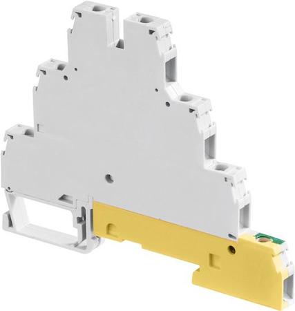 ABB 1SNA299684R0200 light grey Screw Clamp Terminal Blocks D4/6.T3.P + ground protection