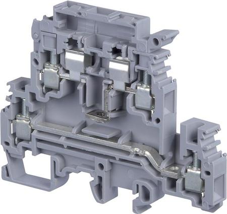 ABB 1SNA115649R0500 grey Screw Clamp Terminal Blocks M4/8.D2.SFDJ with or without blown fuse indicator. Internal jumpering option