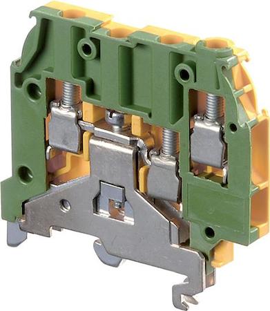 ABB 1SNA195637R1200 green/yellow Screw Clamp Terminal Blocks M4/6.3A.P