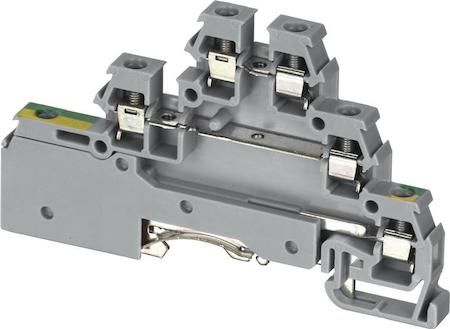 ABB 1SNA115643R2700 grey Screw Clamp Terminal Blocks D2.5/6.DPA1 with ground on lower level