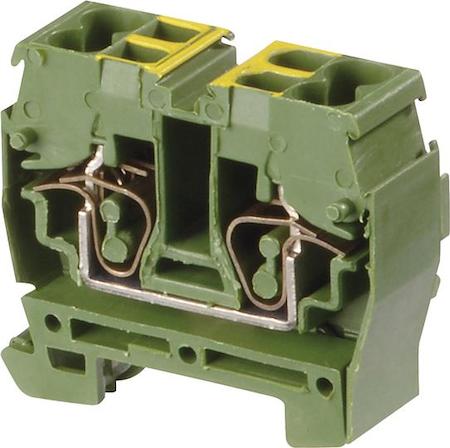 ABB 1SNA290219R1200 Spring Terminal Blocks DR2.5/10.P.4L-GN--YL