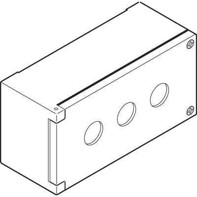 ABB SK616703-AA ENCLOSURE 3-POS#KEM3-0