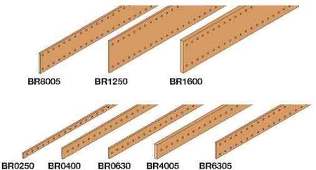 ABB BR8005 Шина медная In=800A 63x5 L=1750 (2шт)