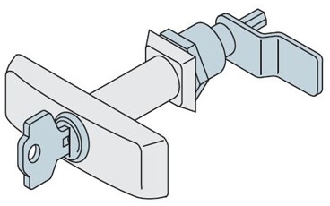 ABB AA8003 Замок с ключом для шкафов SR