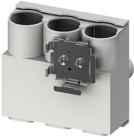 ABB 2CCS800900R0101 The S803-BBPC120 is a 3-pole incombing block for the busbar S803-BB250. The terminal cross section is 120mm2.