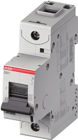 ABB 2CCS861001R0557 S801S-K40 High Performance Circuit Breaker - S800S - Number of poles 1 - Tripping characteristic K - Rated current 40A - Cage terminal