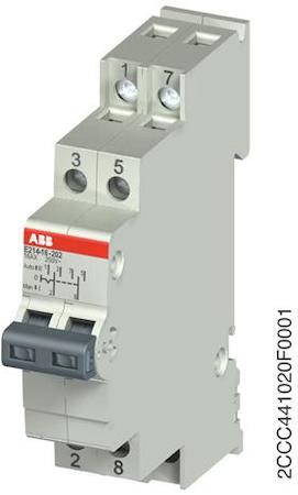 ABB 2CCA703030R0001 E214-16-10 Group switch 16A 2x I-0-II 250VAC