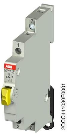 ABB 2CCA703153R0001 E215-16-10 E Push button yellow 16A 1NO+1NC 250VAC