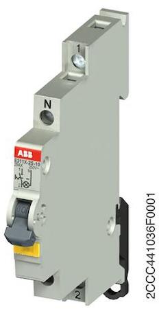 ABB 2CCA703100R0001 E211-16-10 X-16-10 Switch with yellow LED 16A 1NO 250VAC