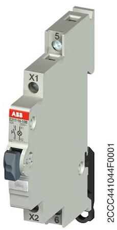 ABB 2CCA703160R0001 E217-16-10 B Illuminated push button white 16A 1NO 250VAC LED 115 … 250VAC