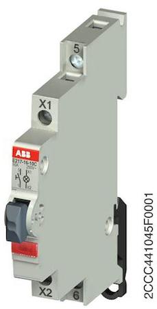 ABB 2CCA703161R0001 E217-16-10 C Illuminated push button red 16A 1NO 250VAC LED 115 … 250VAC
