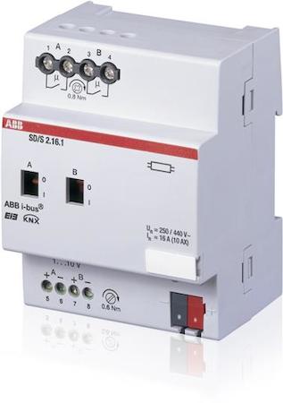 ABB 2CDG110079R0011 SD/S2.16.1 Switch-/Dim Act, 2f, 16A,MDRC