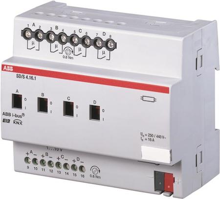 ABB 2CDG110080R0011 SD/S4.16.1 Switch-/Dim Act, 4f, 16A,MDRC