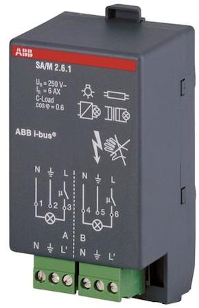 ABB 2CDG110002R0011 SA/M2.6.1 Switch Actuator, 2F, 6A