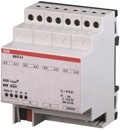 ABB 2CDG120005R0011 AA/S 4.1 Analogue Actuator 4-fold, MDRC