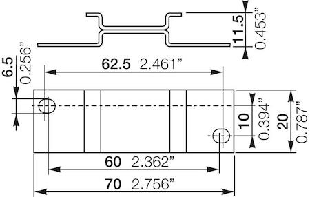 ABB 1SVR430029R0100 ADP.01 Adapter for screw-mounting