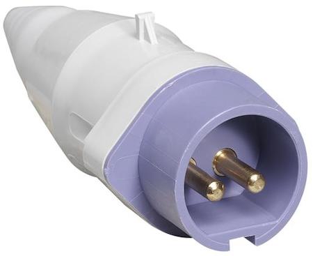 ABB 2CMA179277R1000 Plug for extra low voltage, 16A, IP44, 2-pole