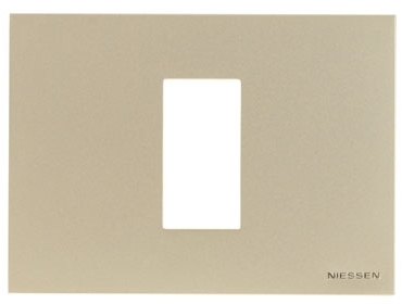 ABB N2471 BL Рамка итальянского стандарта на 1 модуль, серия Zenit, цвет альпийский белый