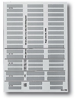 ABB 1799-0-0920 Бланк для шильдиков DIN A4, для рамок future linear с полем для надписи и шильдиком